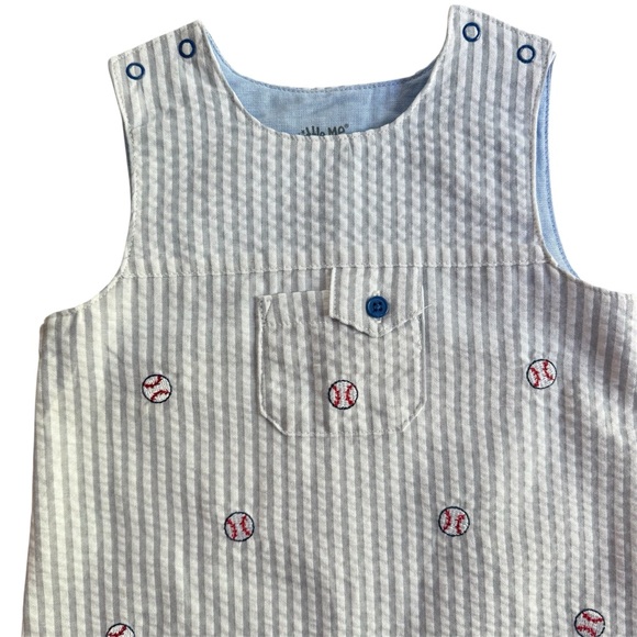 Little Me Baseball Romper | 12 Months – NWOT - Picture 3 of 5